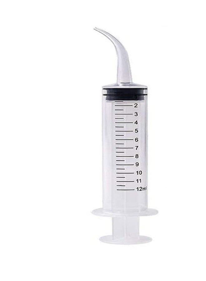 One Top Hand Feeding Syringe with Curve Tip for Baby Birds,Cat,Hamster,Puppy,Kitten,Dog, (12 ml) Tube Bird Feeder - Image 1